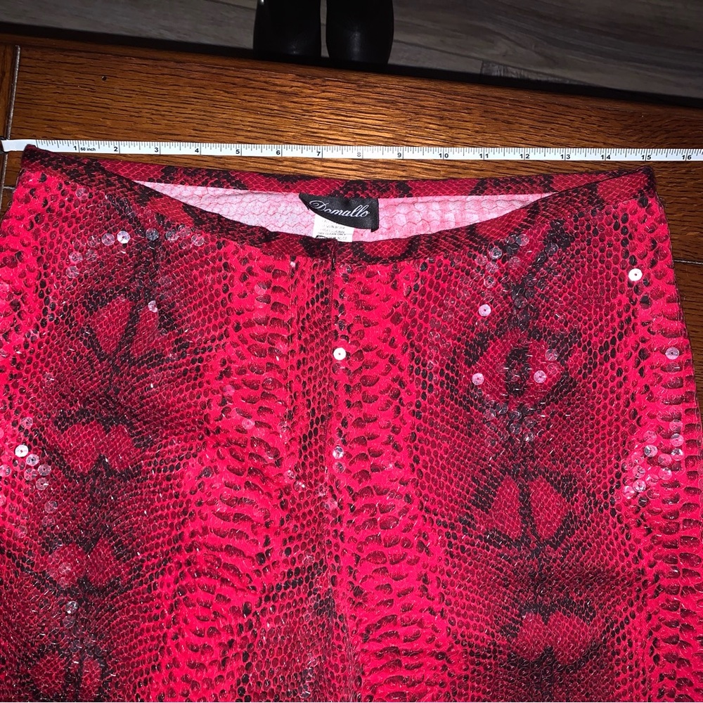 Get Noticed! In This 2 Pc Red Hot Sequence Red An… - image 6